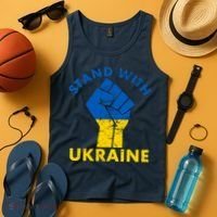 Stand With Ukraine Support Ukraine Free Ukraine Tank Top thumb 4