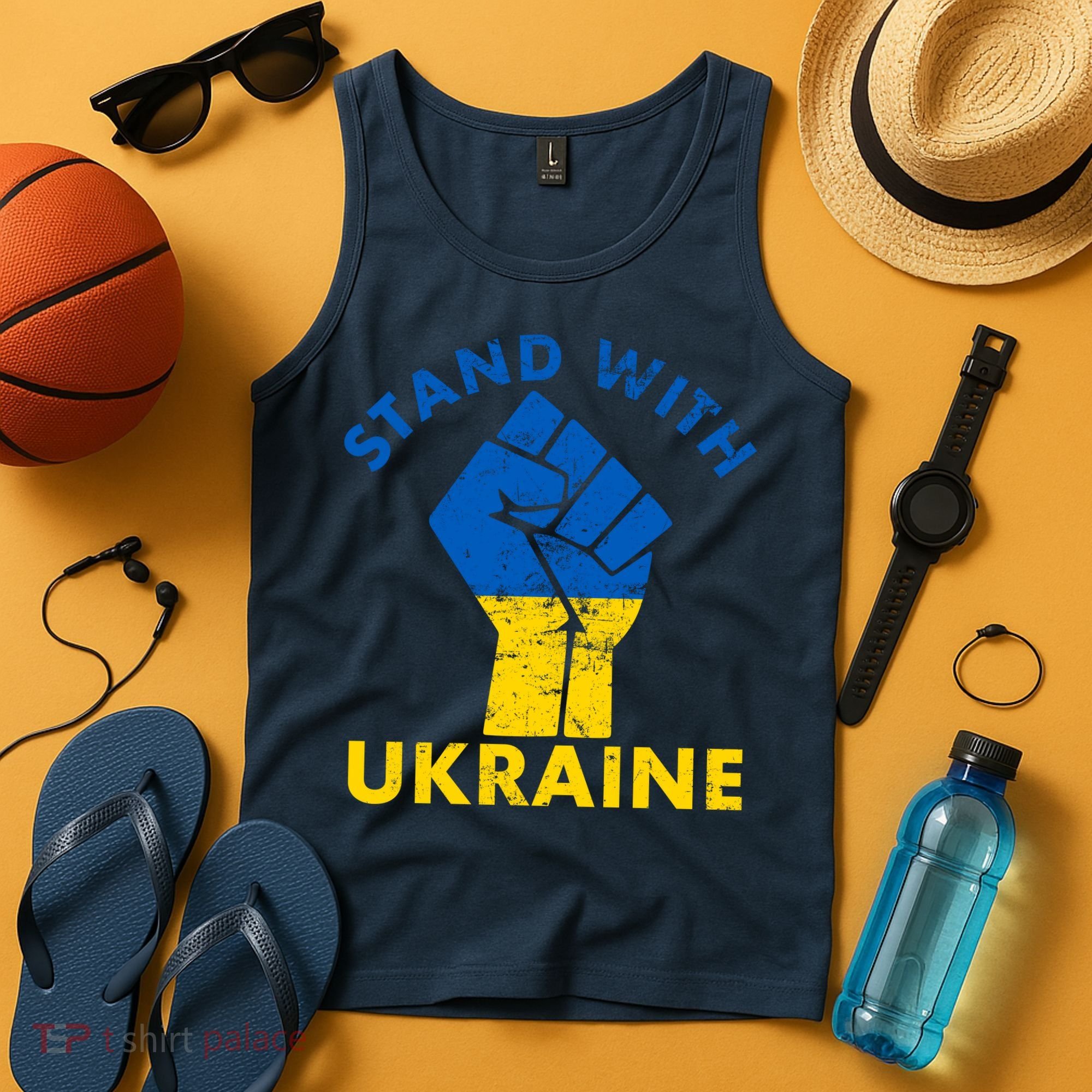 Stand With Ukraine Support Ukraine Free Ukraine Tank Top