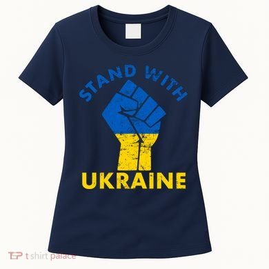 Stand With Ukraine Support Ukraine Free Ukraine Women's T-Shirt