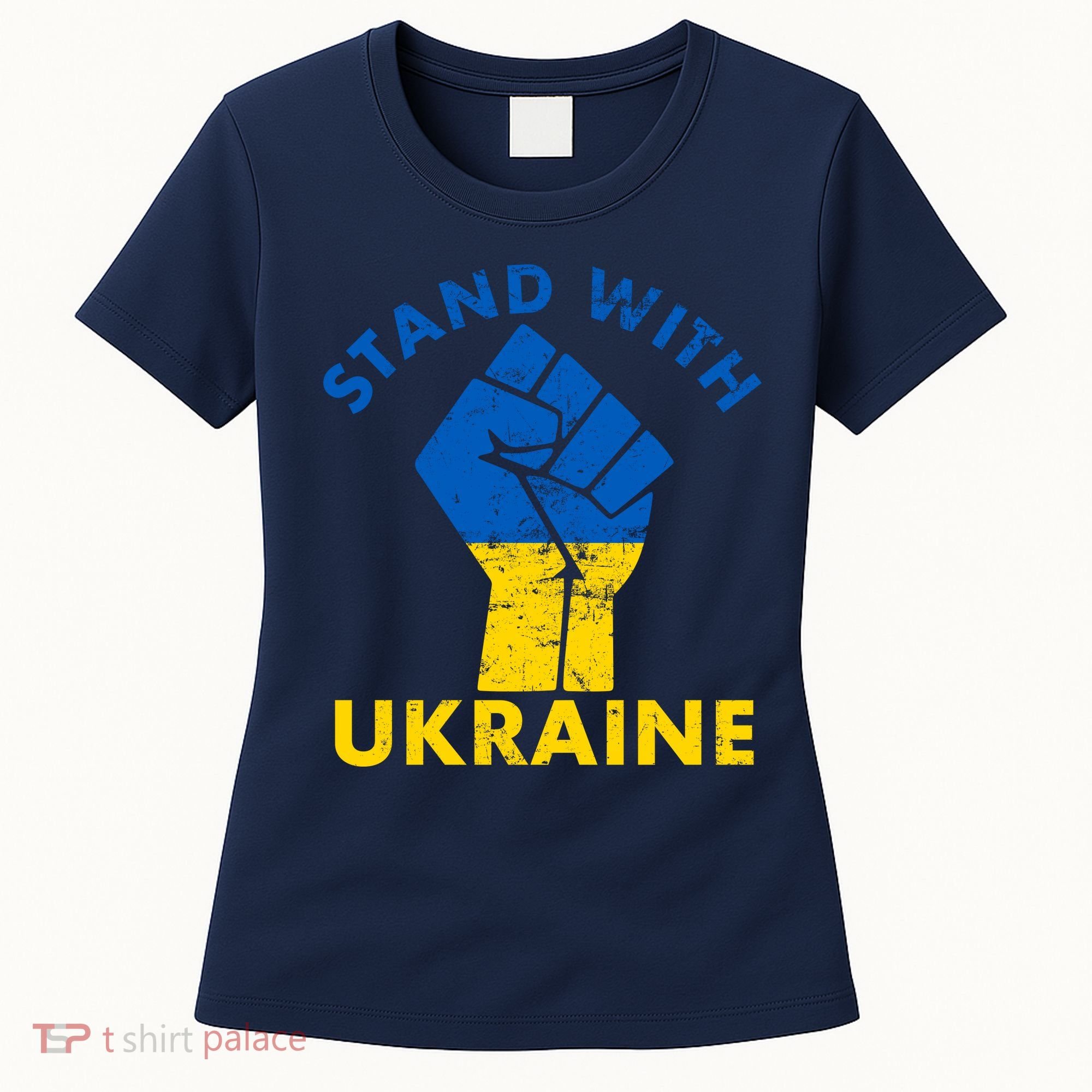Stand With Ukraine Support Ukraine Free Ukraine Women's T-Shirt
