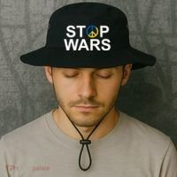 Stop Wars Ukraine Peace Bucket Hat thumb 2
