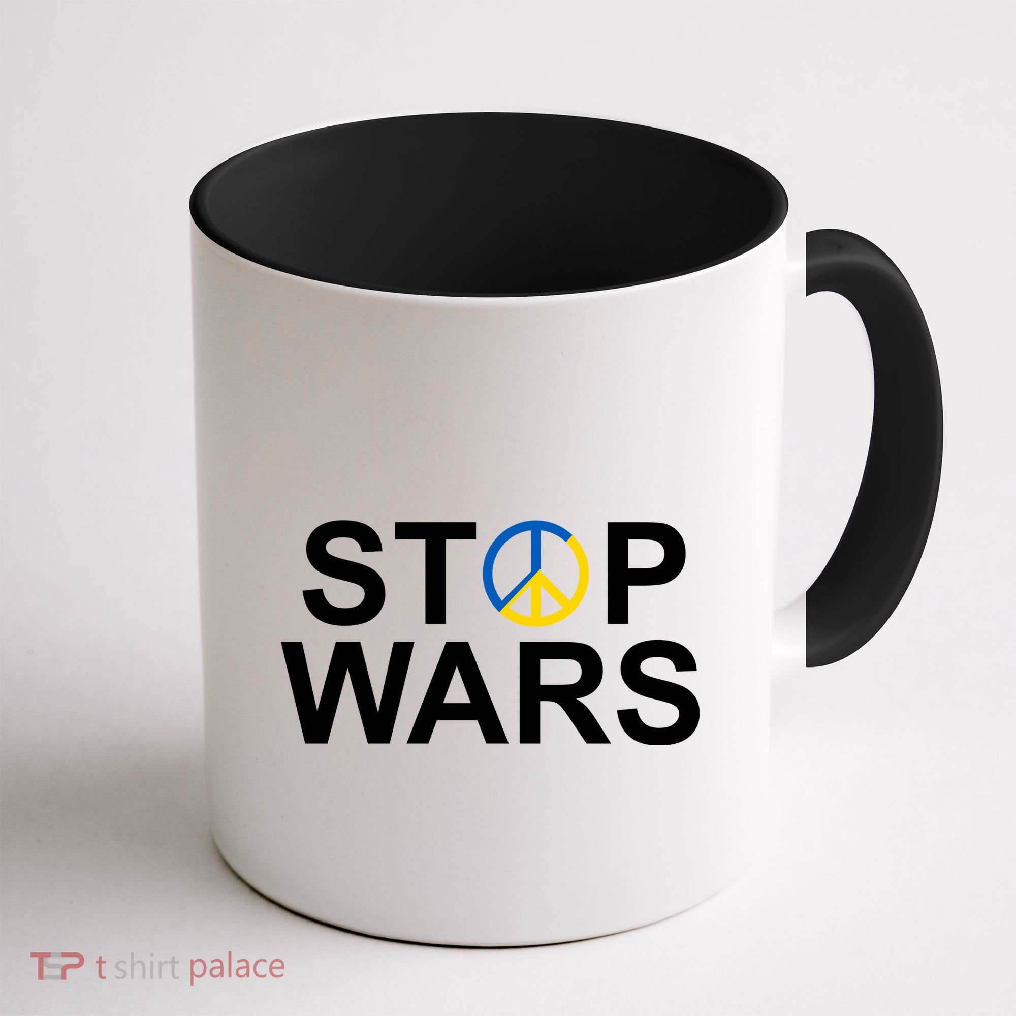Stop Wars Ukraine Peace Coffee Mug