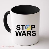 Stop Wars Ukraine Peace Coffee Mug thumb 0