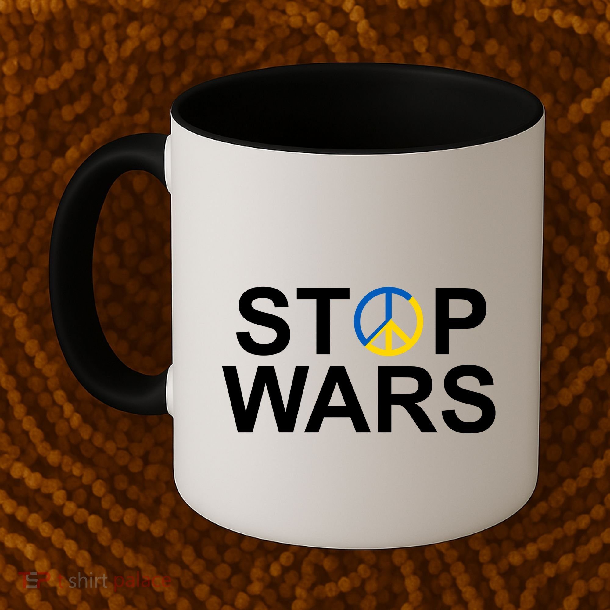 Stop Wars Ukraine Peace Coffee Mug