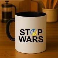 Stop Wars Ukraine Peace Coffee Mug thumb 4