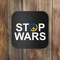 Stop Wars Ukraine Peace Coaster thumb 0