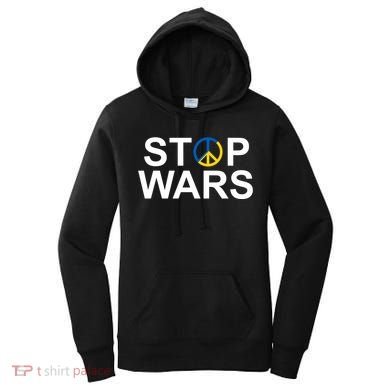 Stop Wars Ukraine Peace Women's Hoodie