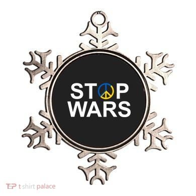 Stop Wars Ukraine Peace Ornament