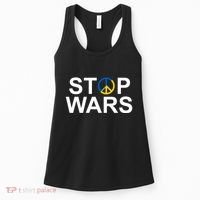 Stop Wars Ukraine Peace Women's Tank Top thumb 0