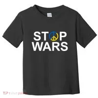 Stop Wars Ukraine Peace Toddler T-Shirt thumb 0