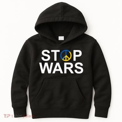 Stop Wars Ukraine Peace Kids Hoodie