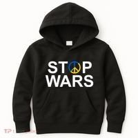 Stop Wars Ukraine Peace Kids Hoodie thumb 0