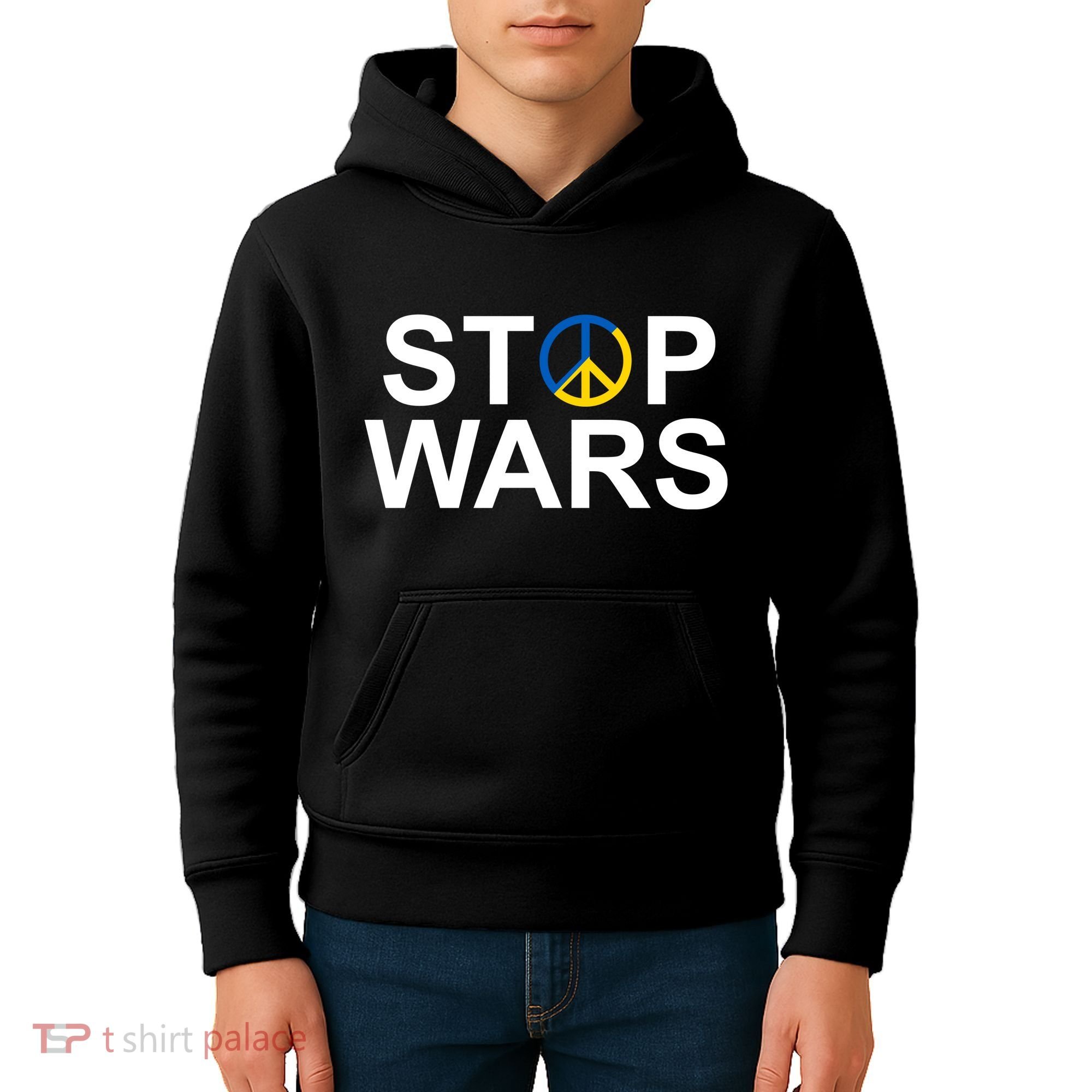 Stop Wars Ukraine Peace Kids Hoodie