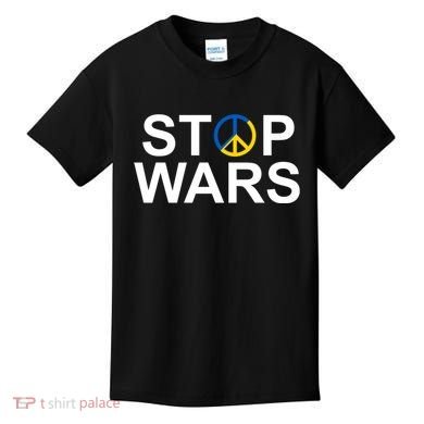 Stop Wars Ukraine Peace Kids T-Shirt
