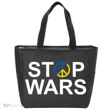 Stop Wars Ukraine Peace Tote Bag