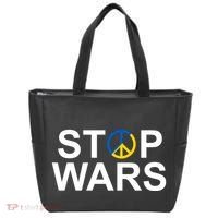 Stop Wars Ukraine Peace Tote Bag thumb 0