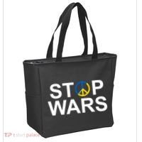 Stop Wars Ukraine Peace Tote Bag thumb 2