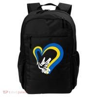 Stand With Ukraine Dove World Peace Strong Ukrainian People Gift Backpack thumb 0