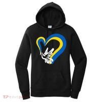 Stand With Ukraine Dove World Peace Strong Ukrainian People Gift Women's Hoodie thumb 0