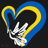 Stand With Ukraine Dove World Peace Strong Ukrainian People Gift Ornament thumb 1