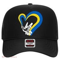 Stand With Ukraine Dove World Peace Strong Ukrainian People Gift Hat thumb 0