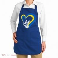 Stand With Ukraine Dove World Peace Strong Ukrainian People Gift Apron thumb 2
