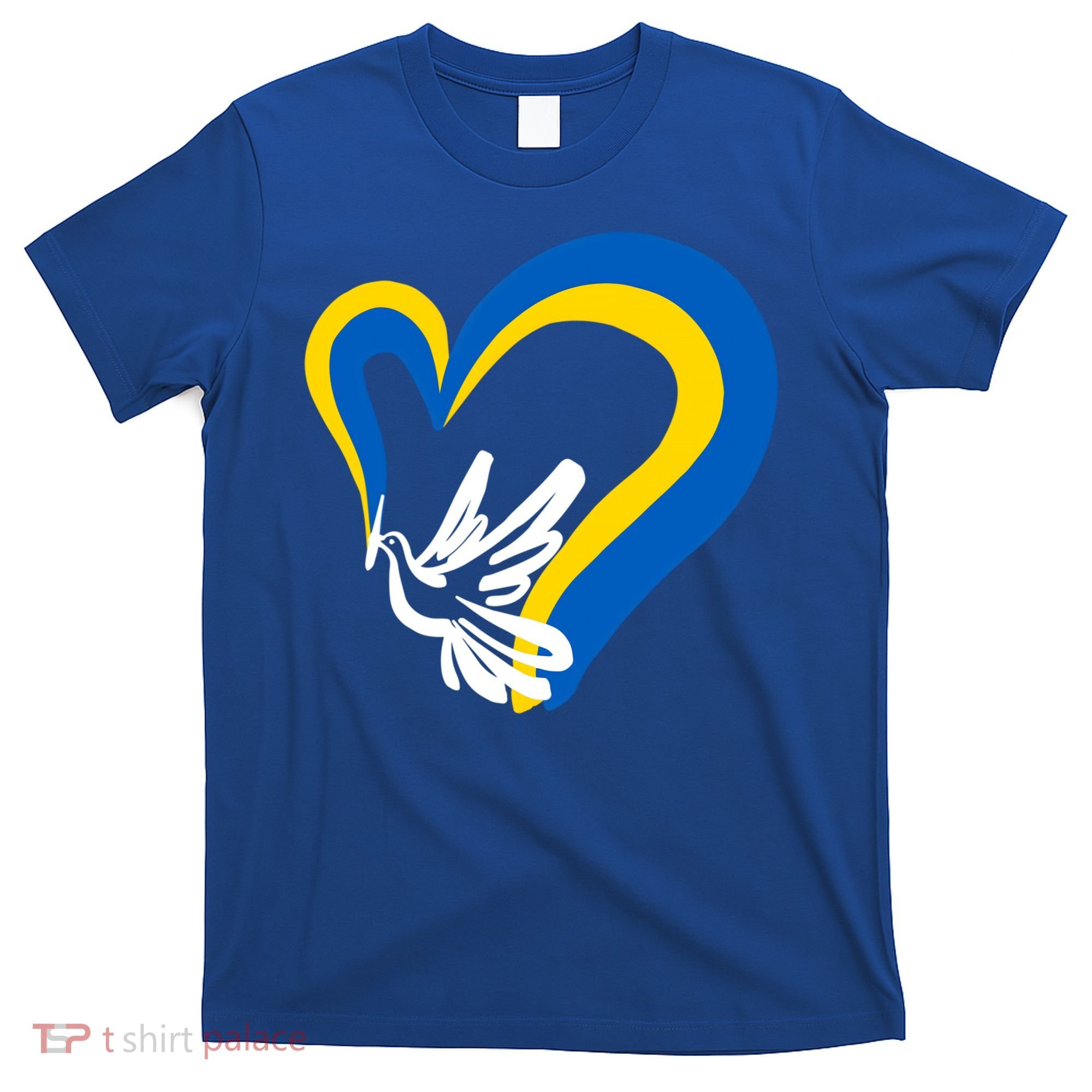 Stand With Ukraine Dove World Peace Strong Ukrainian People Gift T-Shirt