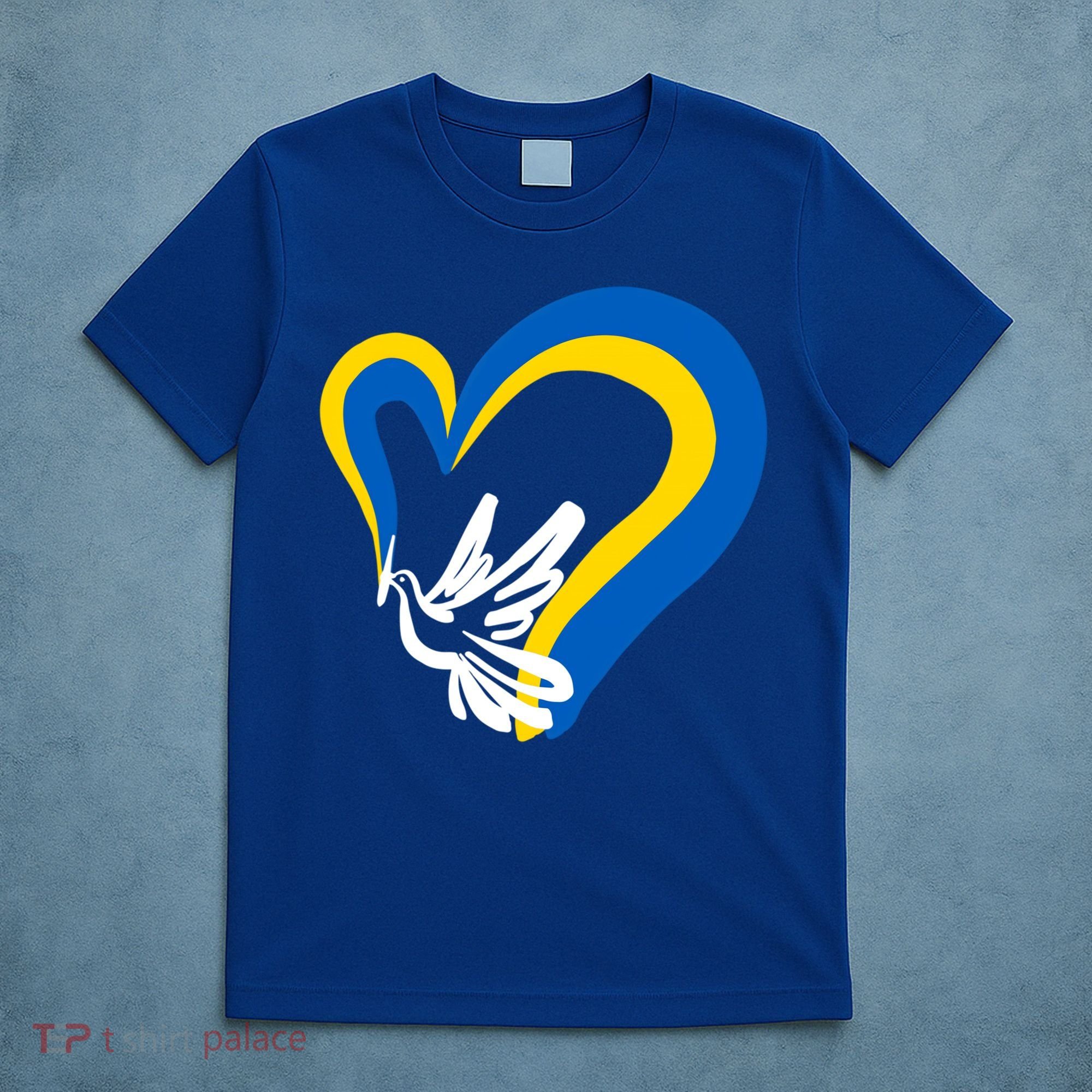 Stand With Ukraine Dove World Peace Strong Ukrainian People Gift T-Shirt