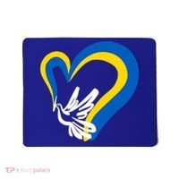 Stand With Ukraine Dove World Peace Strong Ukrainian People Gift Mousepad thumb 0