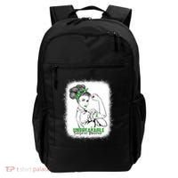 Scoliosis Warrior Unbreakable Bleached Scoliosis Awareness Gift Backpack thumb 0