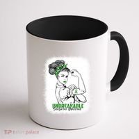 Scoliosis Warrior Unbreakable Bleached Scoliosis Awareness Gift Coffee Mug thumb 1