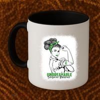 Scoliosis Warrior Unbreakable Bleached Scoliosis Awareness Gift Coffee Mug thumb 2