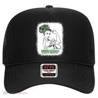 Scoliosis Warrior Unbreakable Bleached Scoliosis Awareness Gift Hat thumb 0
