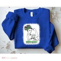 Scoliosis Warrior Unbreakable Bleached Scoliosis Awareness Gift Sweatshirt thumb 2