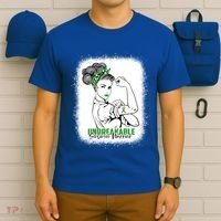 Scoliosis Warrior Unbreakable Bleached Scoliosis Awareness Gift T-Shirt thumb 6