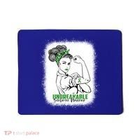 Scoliosis Warrior Unbreakable Bleached Scoliosis Awareness Gift Mousepad thumb 0
