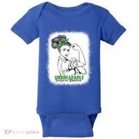 Scoliosis Warrior Unbreakable Bleached Scoliosis Awareness Gift Baby Bodysuit thumb 0