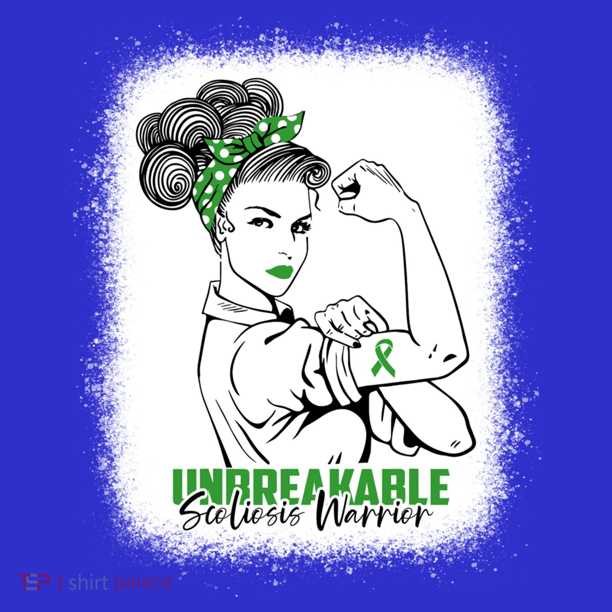 Scoliosis Warrior Unbreakable Bleached Scoliosis Awareness Gift Kids Sweatshirt