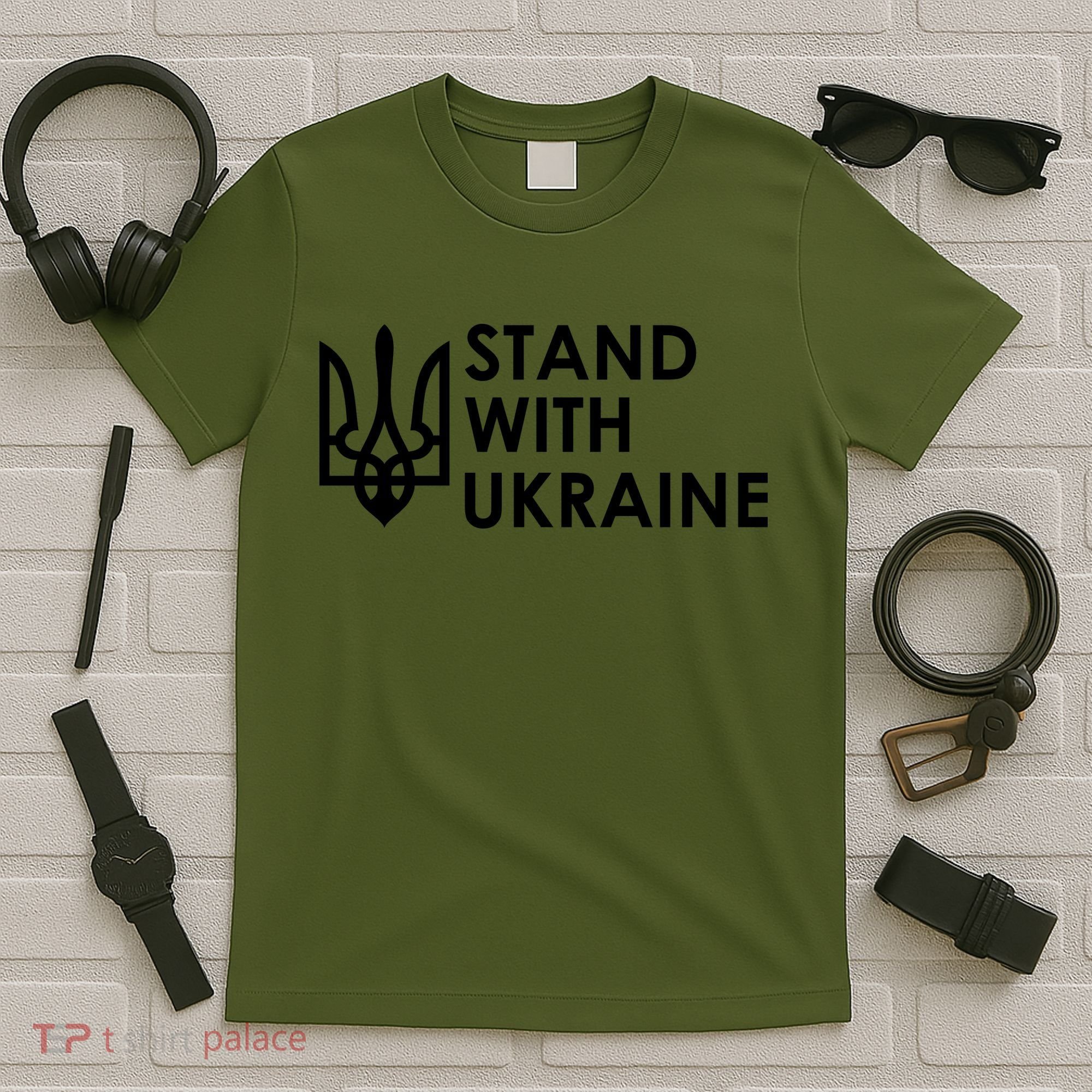 Stand With Ukraine Military Support Ukrainians Army T-Shirt