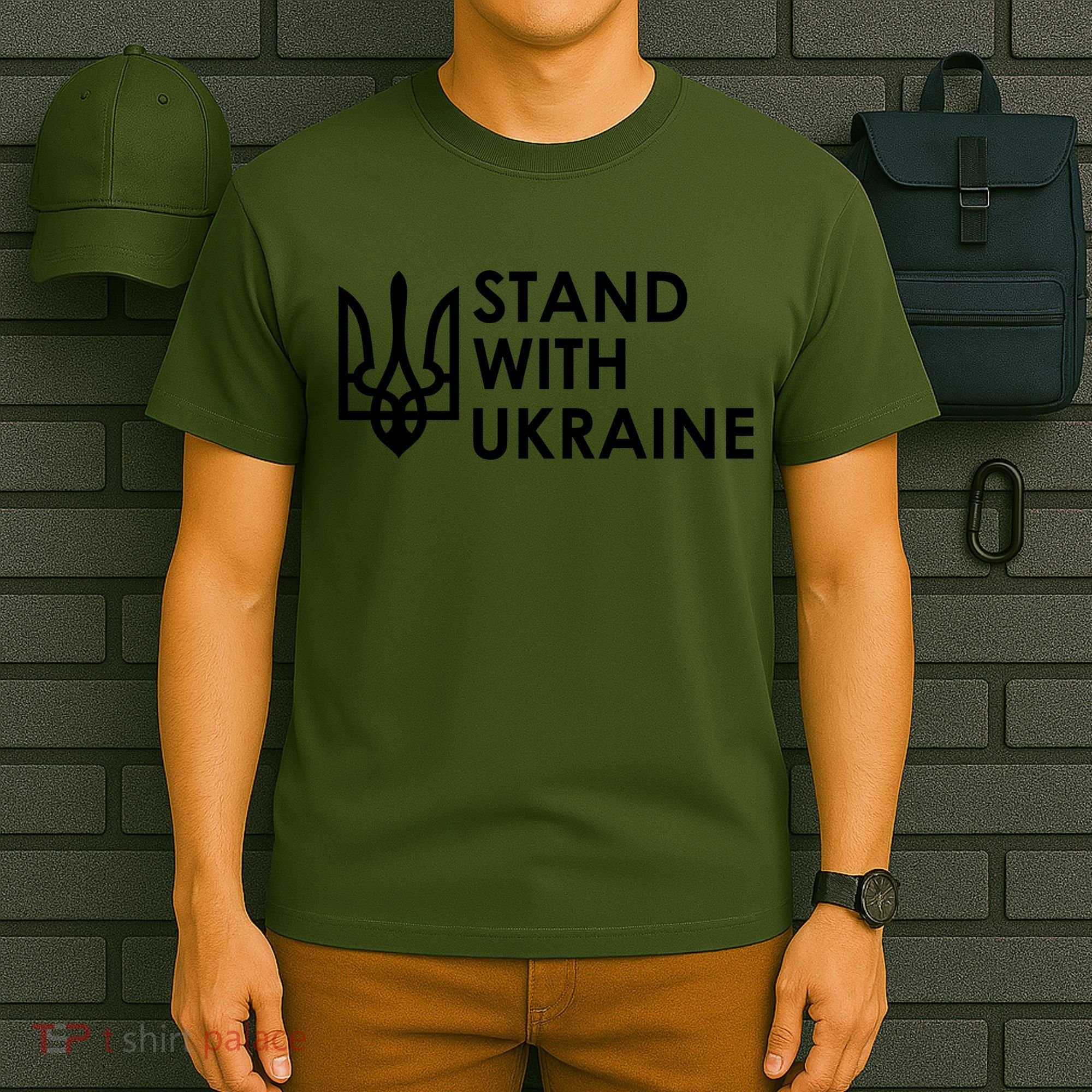 Stand With Ukraine Military Support Ukrainians Army T-Shirt