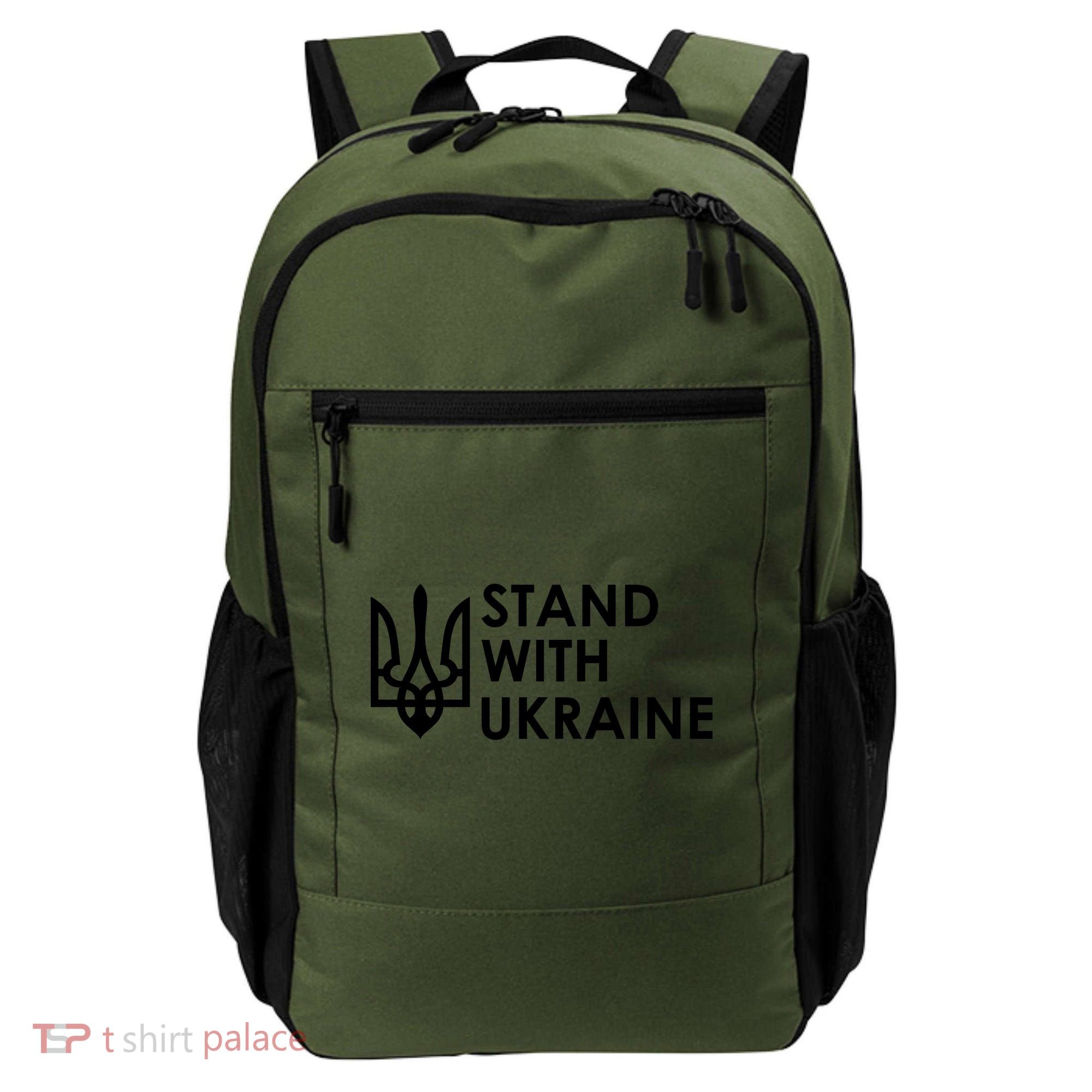 Stand With Ukraine Military Support Ukrainians Army Backpack