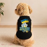 Stand With Ukraine Ukrainian Flag Protest Fist Doggie Tank thumb 2