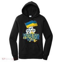 Stand With Ukraine Ukrainian Flag Protest Fist Women's Hoodie thumb 0