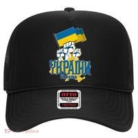 Stand With Ukraine Ukrainian Flag Protest Fist Hat thumb 0