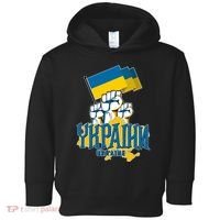 Stand With Ukraine Ukrainian Flag Protest Fist Toddler Hoodie thumb 0