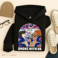 Smoke With Us Weed Females Hoodie thumb 4