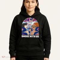 Smoke With Us Weed Females Hoodie thumb 5