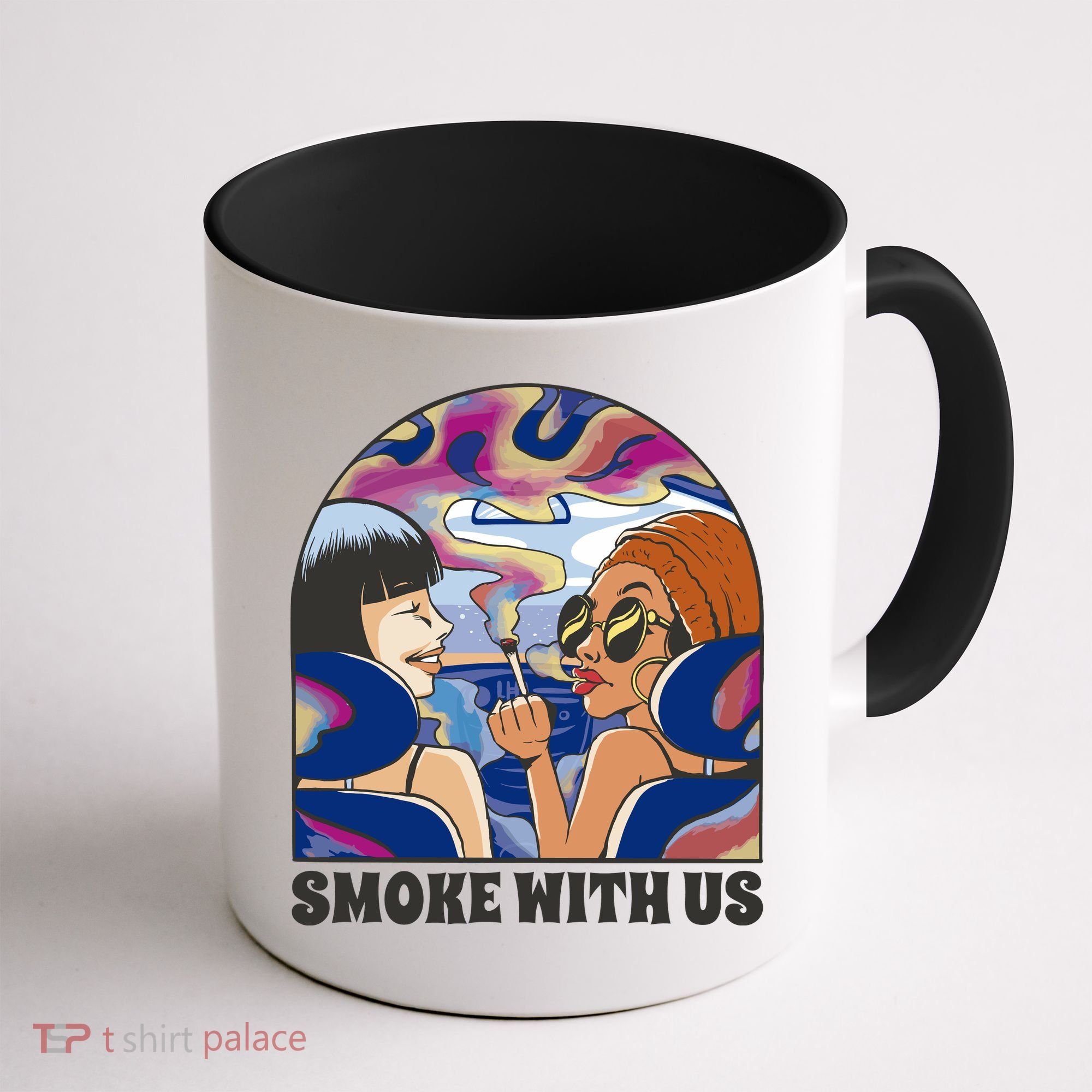 Smoke With Us Weed Females Coffee Mug