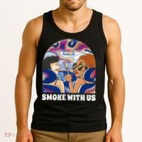 Smoke With Us Weed Females Tank Top thumb 3