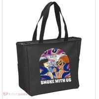 Smoke With Us Weed Females Tote Bag thumb 2